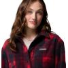 Columbia womens Benton Springs Shirt Jacket II(Mountain Red Omblur Tonal)