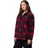 Columbia womens Benton Springs Shirt Jacket II(Mountain Red Omblur Tonal)