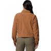 Columbia womens Blue Point Creek Short Corduroy Shirt Jacket(Camel Brown)