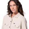 Columbia womens Blue Point Creek Short Corduroy Shirt Jacket(Dark Stone)