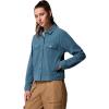 Columbia womens Blue Point Creek Short Corduroy Shirt Jacket(Everblue)