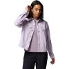 Columbia womens Blue Point Creek Short Corduroy Shirt Jacket(Lavender Pearl)