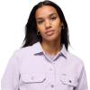 Columbia womens Blue Point Creek Short Corduroy Shirt Jacket(Lavender Pearl)