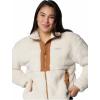 Columbia womens Boundless Discovery Sherpa Full Zip II(Chalk/Camel Brown)