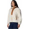 Columbia womens Boundless Discovery Sherpa Full Zip II(Chalk/Camel Brown)