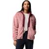 Columbia womens Boundless Discovery Sherpa Full Zip II(Eraser Pink/Rich Wine)