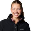 Columbia womens Cloud Point Snap Fleece(Black)