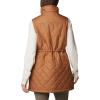 Columbia womens Copper Crest II Mid Vest(Camel Brown)