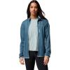 Columbia womens Essential Hike Grid Fleece Full Zip(Everblue/Crushed Blue)