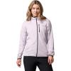 Columbia womens Essential Hike Grid Fleece Full Zip(Lavender Pearl/Black)