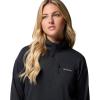 Columbia womens Essential Hike Grid Fleece Half Zip(Black)