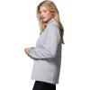 Columbia womens Essential Hike Grid Fleece Half Zip(Columbia Grey/Columbia Grey)