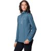 Columbia womens Essential Hike Grid Fleece Half Zip(Everblue/Crushed Blue)