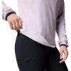 Columbia womens Essential Hike Grid Fleece Half Zip(Lavender Pearl/Black)