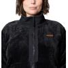 Columbia womens Fire Side Full Zip III(Black)
