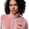 Columbia womens Fire Side Full Zip III(Eraser Pink)