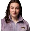 Columbia womens Fire Side Full Zip III(Shale Purple)