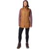 Columbia womens Mix It Around Long Vest II(Camel Brown)
