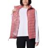 Columbia womens Powder Lite II Vest(Pink Agave)