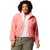 Columbia womens Sequoia Grove Full Zip Fleece(Alpenglow/Pink Sand)