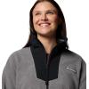Columbia womens Sequoia Grove Full Zip Fleece(City Grey Heather/Black)