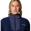 Columbia womens Sequoia Grove Full Zip Fleece(Collegiate Navy/Nocturnal)