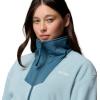 Columbia womens Sequoia Grove Full Zip Fleece(Crushed Blue/Everblue)