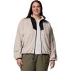 Columbia womens Sequoia Grove Full Zip Fleece(Dark Stone/Black)