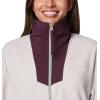 Columbia womens Sequoia Grove Full Zip Fleece(Dark Stone/Pink Agave)