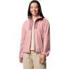 Columbia womens Sequoia Grove Full Zip Fleece(Eraser Pink/Fig)