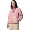 Columbia womens Sequoia Grove Full Zip Fleece(Eraser Pink/Fig)