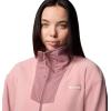 Columbia womens Sequoia Grove Full Zip Fleece(Eraser Pink/Fig)