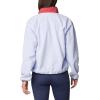 Columbia womens Sequoia Grove Full Zip Fleece(Snowdrift/Clematis Blue)