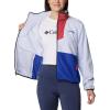 Columbia womens Sequoia Grove Full Zip Fleece(Snowdrift/Clematis Blue)
