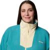 Columbia womens Sequoia Grove Full Zip Fleece(Teal/Lemon Wash)