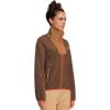 Columbia womens Sequoia Grove Full Zip Fleece(Tobacco/Camel Brown/Zing)