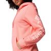Columbia womens Trek Graphic Hoodie(Alpenglow/Gem Columbia Sleeve)