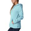 Columbia womens Trek Graphic Hoodie(Aquamarine/Scripted Brand)