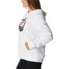 Columbia womens Trek Graphic Hoodie(White/S24 Pride)