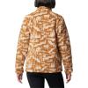 Columbia womens West Bend Print Full Zip Ii(Camel Brown Highland Tonal)