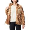 Columbia womens West Bend Print Full Zip Ii(Camel Brown Highland Tonal)