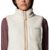 Columbia womens West Bend Vest Ii(Chalk)