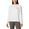 Columbia NCAA Womens Collegiate Tidal Tee Ls Shirt(Lsu – White/Vivid Purple)