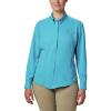 Columbia Sportswear Women’s Plus-Size Tamiami II Long Sleeve Shirt(Clear)