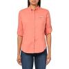 Columbia Sportswear Women’s Plus-Size Tamiami II Long Sleeve Shirt(Faded Peach)
