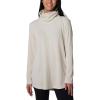 Columbia Womens Holly Hideaway Waffle Cowl Neck Pullover, Dark Stone, Medium
