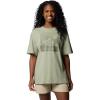Columbia Women’s Rolling Bend Graphic Oversized Tee(Safari/Linear View)