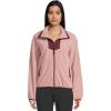 Columbia womens Sequoia Grove Full Zip Fleece(Eraser Pink/Rich Wine)