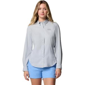Columbia Sportswear Women’s Plus-Size Tamiami II Long Sleeve Shirt(Cirrus Grey)