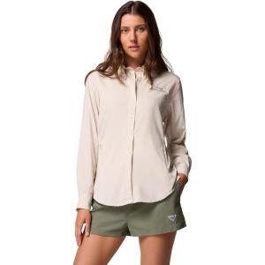 Columbia Sportswear Women’s Plus-Size Tamiami II Long Sleeve Shirt(Dark Stone)